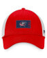 Фото #4 товара Men's Red, White Columbus Blue Jackets Authentic Pro Rink Trucker Snapback Hat