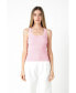 ფოტო #2 პროდუქტის Women's Basic Ribbed Tank Top