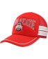 Фото #1 товара Men's Scarlet Ohio State Buckeyes Sideband Trucker Adjustable Hat