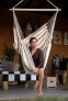 Фото #5 товара Amazonas AZ-2030280 - Hanging hammock chair - Without stand - Indoor/outdoor - Beige - Brown - Cotton - Polyester - 150 kg