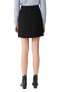 Maje Josina Faux Wrap Mini Skirt Black 36 US S