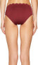 Фото #2 товара Kate Spade New York Women's 236242 Scalloped Bikini Bottoms Swimwear Size XS