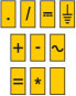 Фото #1 товара Разъем и переходник HellermannTyton Hellermann Tyton 561-01004 Marker для кабелей Черно-желтый из полиамида 6.6