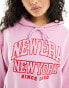 Фото #8 товара New Era embroidered hoodie in pink