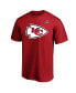 Фото #3 товара Men's Travis Kelce Red Kansas City Chiefs Super Bowl LVIII Big and Tall Player Name and Number T-shirt