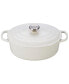 2.75 Quart Enameled Cast Iron Oval Dutch Oven