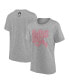 Фото #1 товара Women's Heather Gray Paris 2024 Summer Olympics Bold Overlay T-shirt