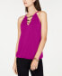 Inc Embellished Halter Top Magenta Flame XS