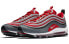 Фото #3 товара Nike Air Max 97 Dark Grey Gym Red 气垫 低帮 跑步鞋 男款 灰红 / Кроссовки Nike Air Max 921826-007