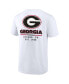 Фото #4 товара Men's White Georgia Bulldogs Game Day 2-Hit T-shirt