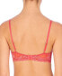 Фото #2 товара Women's Feathers Lace Contour Underwire Plunge Bra 730023