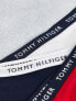 Фото #3 товара Tommy Hilfiger 3 pack thong in navy white and red