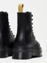 Фото #7 товара Dr Martens Vegan Jadon II mono boots in black felix rub off