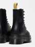 Dr Martens Vegan Jadon II mono boots in black felix rub off