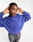 Weekday Essence standard fit sweatshirt in blue