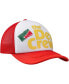 Men's White, Red Mountain Dew Dew Crew Foam Trucker Adjustable Hat