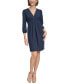 Фото #1 товара Women's Empire-Waist 3/4-Sleeve Dress