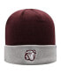 Фото #3 товара Men's Maroon, Gray Mississippi State Bulldogs Core 2-Tone Cuffed Knit Hat