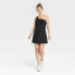 Фото #1 товара Women's Asymmetrical Dress - All in Motion Black XXS