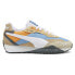 Фото #1 товара Puma Blktop Rider Multicolor Lace Up Mens Beige, Blue Sneakers Casual Shoes 395