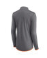 Фото #3 товара Women's Gray Denver Broncos Corner Long Sleeve 1/4 Zip Top