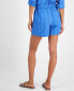Фото #4 товара Women's Embroidered Pull-On Shorts, Created for Macy's