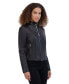 ფოტო #4 პროდუქტის Women's Marlette Quilted Lamb Leather Scuba Jacket