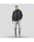 ფოტო #2 პროდუქტის Men's Faux Leather Moto Puffer Jacket