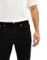 Фото #5 товара ONLY & SONS fly super skinny fit jeans in black