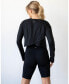 ფოტო #4 პროდუქტის Women's Go With The Flow Crop Long Sleeve Top for Women