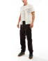 Фото #3 товара Wrangler Casey Jones workwear relaxed fit twill cargo trousers in brown