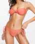 Фото #2 товара NA-KD gathered bikini top apricot brandy