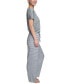 ფოტო #10 პროდუქტის Women's Relaxed Butter-Knit Short Sleeve Pajama Set