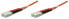 Фото #1 товара Intellinet Fiber Optic Patch Cable - OM2 - SC/SC - 3m - Orange - Duplex - Multimode - 50/125 µm - LSZH - Fibre - Lifetime Warranty - Polybag - 3 m - OM2 - SC - SC