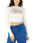 ფოტო #3 პროდუქტის Juniors' Feel Good Classic Long-Sleeve Cropped Top