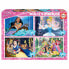 Фото #2 товара EDUCA BORRAS Multi 4s Disney Princess 50-80-100-150 Pieces Wooden Puzzle