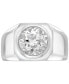 ფოტო #3 პროდუქტის EFFY® Men's White Topaz Solitaire Ring (4-3/4 ct. t.w.) in Sterling Silver