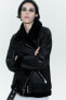 Фото #3 товара Двусторонняя куртка в байкерском стиле — zw collection ZARA