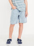 Knee Length Baggy Non-Stretch Jean Shorts for Boys