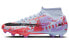 Фото #1 товара Футбольные бутсы Nike Mercurial Superfly 9 Academy FG/MG мужские/женские сине-фиолетовые - перерабатываемые материалы
