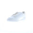 Фото #4 товара Reebok Club C 85 Mens White Leather Lace Up Lifestyle Sneakers Shoes 9.5