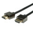 Фото #1 товара Разъем HDMI ROLINE 1.5 м - HDMI Type A (Standar) - HDMI Type A (Standard) - 3840 x 2160 пикселей - 3D - черный