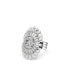 ფოტო #4 პროდუქტის Mixed Cuts, Shell, White, Rhodium Plated Idyllia Ring Set, 3 Piece