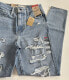 Фото #6 товара Levi's Distressed High Waisted Mom Jeans Size 24 x 29 Destructed - Light Blue