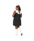 Фото #2 товара Plus Size Black & White Sequin Heart Haute Gossip Mini Dress