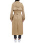 ფოტო #2 პროდუქტის Women's Hooded Belted Maxi Trench Coat