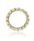 ფოტო #2 პროდუქტის Suzy Levian Sterling Silver Cubic Zirconia Asscher Cut Eternity Band Ring