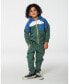 Фото #2 товара Baby Boys Baby Fleece Sweatpants With Zip Pockets Forest Green