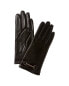 Фото #1 товара Bruno Magli Cashmere-Lined Leather Gloves Women's