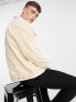 Фото #4 товара Weekday milton oversized washed cord jacket in cream